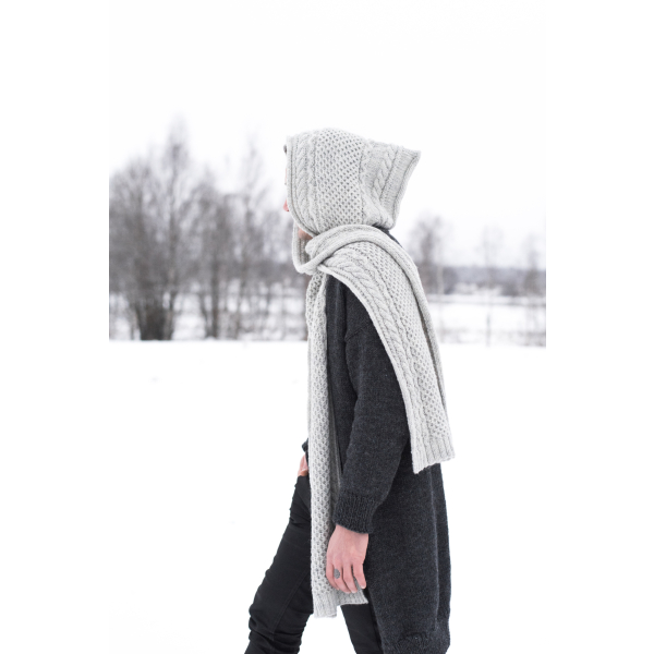 Free Scarf Knit Patterns for Men with hood