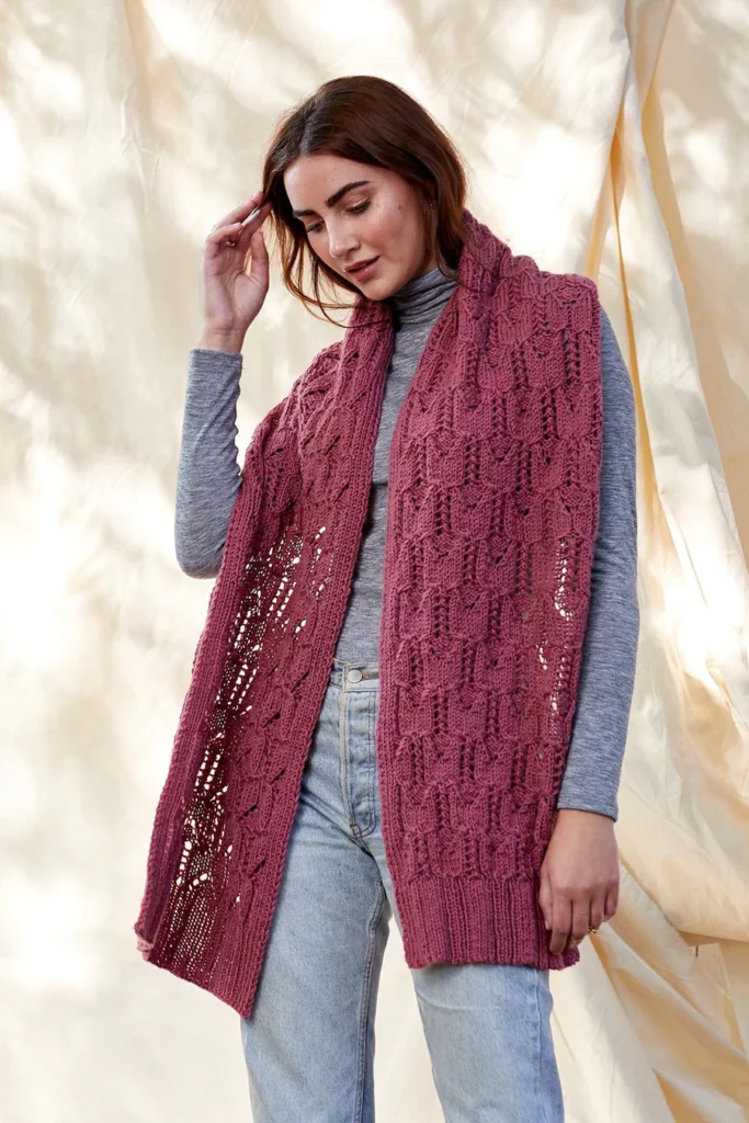 lace scarf knitting pattern