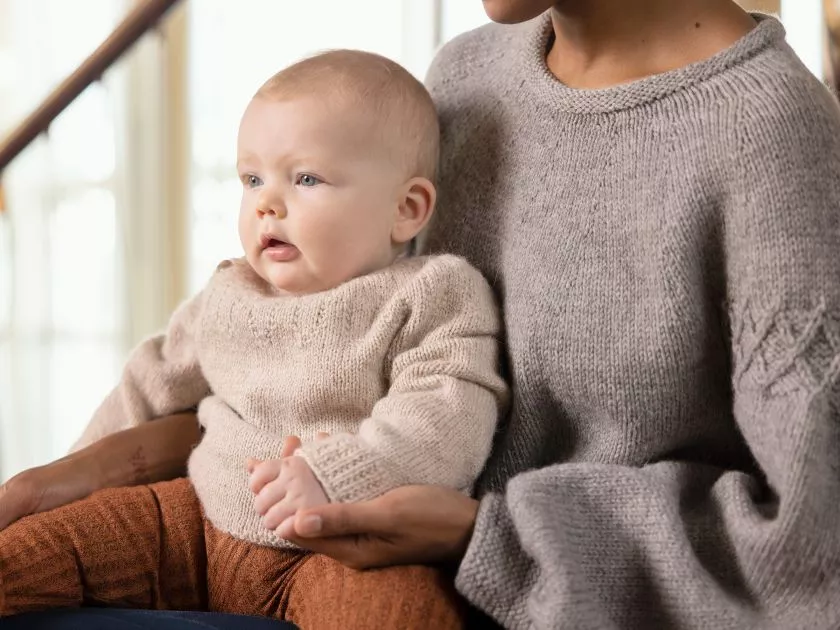 Free Knitting Pattern for Arne - Baby Boy's Sweater