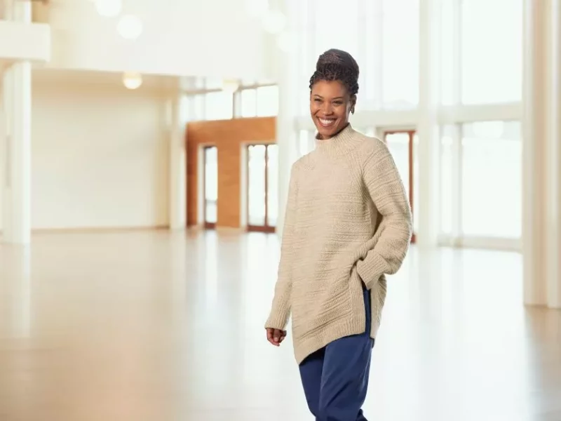 Free Knitting Pattern for Element – A Women’s Sweater