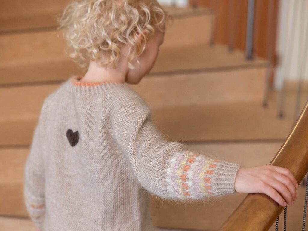 Free Knitting Pattern for Familien Jacobsen - Child's Sweater