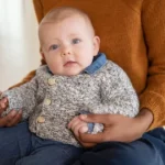 Free Knitting Pattern for Johannes- Baby Boy's Cardigan