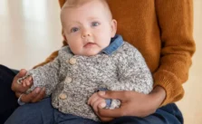 Free Knitting Pattern for Johannes- Baby Boy’s Cardigan