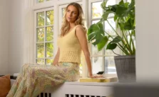 Free Knitting Pattern for Sanibel – Women’s Tank Top