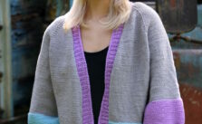Free Knitting Pattern for The Snug Cardigan
