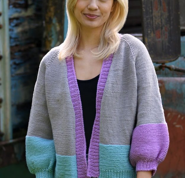 Free Knitting Pattern for The Snug Cardigan
