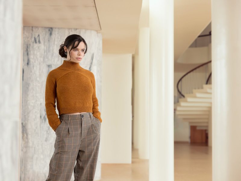 Free Knitting Pattern for Veneer – A Women’s Sweater