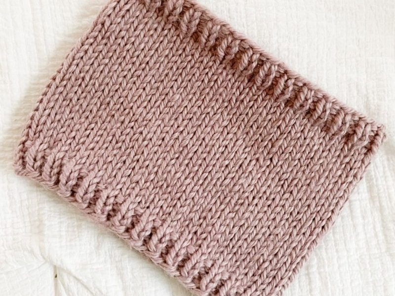 How to Knit a Cowl Scarf in the Round for Beginners – Free Pattern