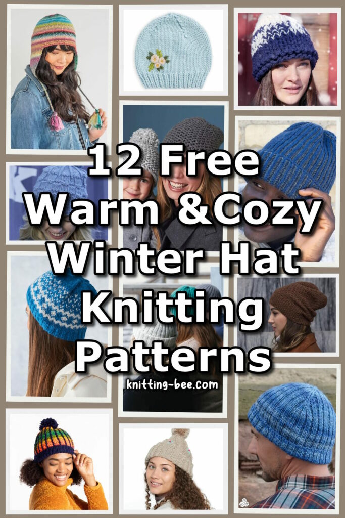 Warm and Cozy Winter Hat Knitting Patterns Free