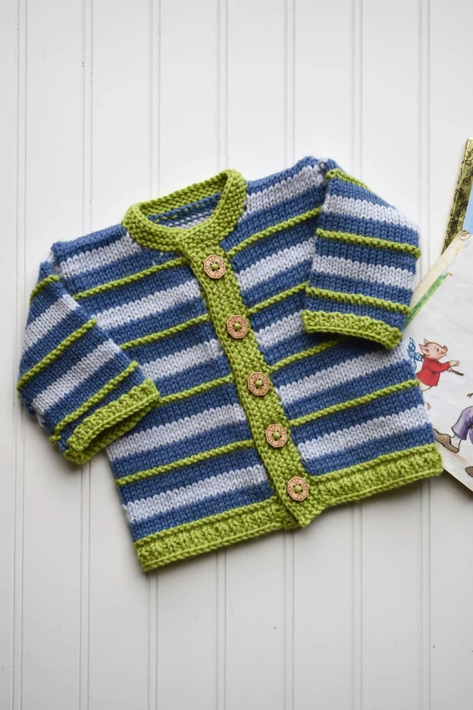 50 free baby cardigan knitting patterns easy