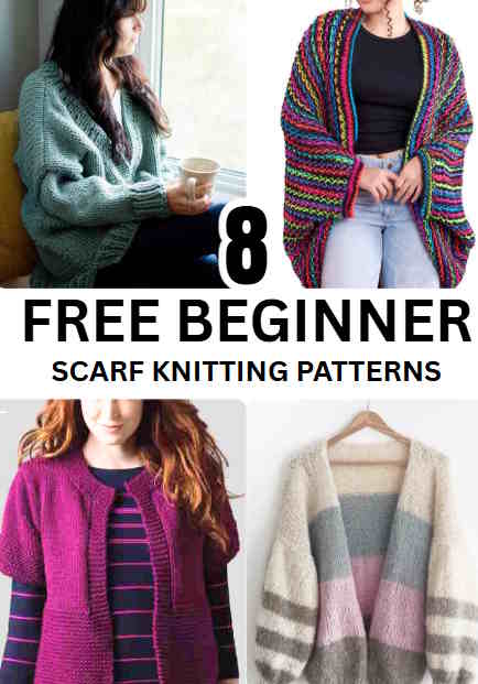 Beginner Knitting Patterns Cardigans