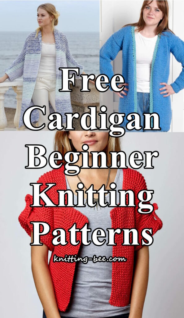 Beginner Knitting Patterns Cardigans
