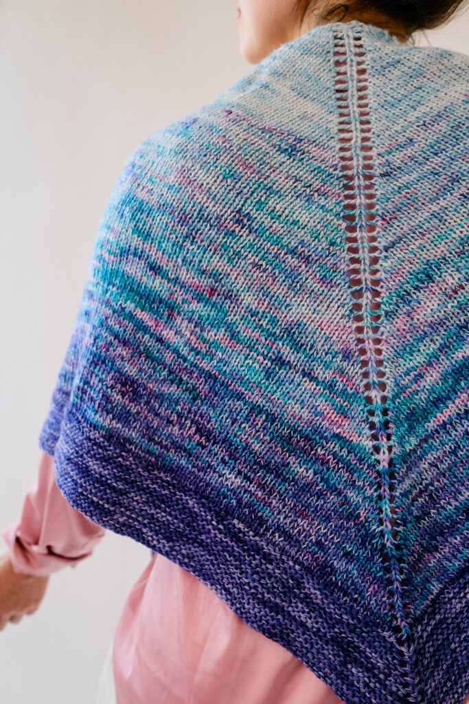 easy shawl kniting pattern free