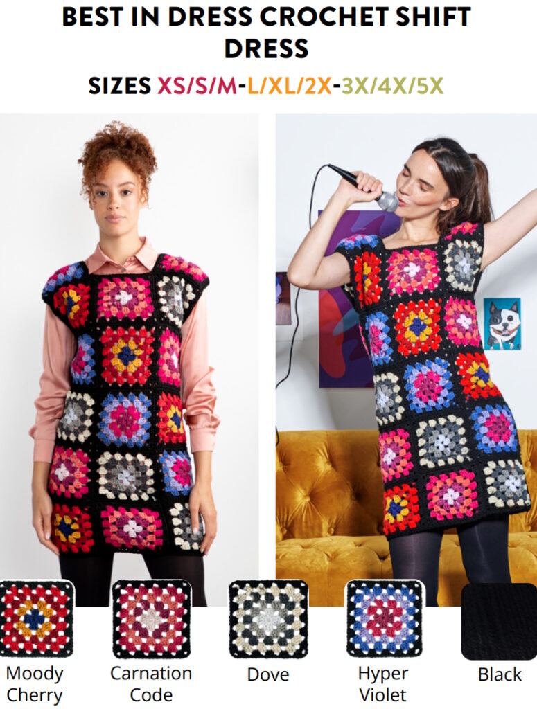 free crochet granny dress pattern