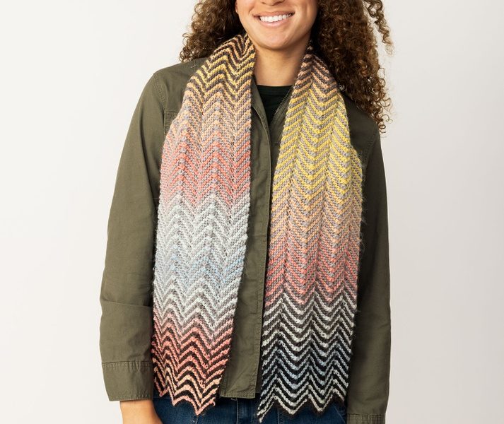 Dreamy Waves Scarf Free Knitting Pattern