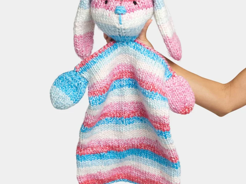 Huggable Hunny Free Lovey Knitting Pattern