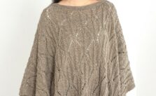 Free Cabled Poncho Knitting Pattern Colette