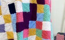 Free Knitting Pattern for a Mindful Mosaic Blanket