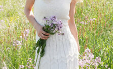 Free White Peony Knit Dress