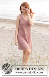 Rose Whisper Free Knit Pattern easy summer dress