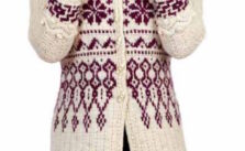 Colorwork Coatigan and Cowl Free Knitting Pattern