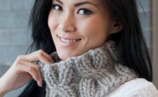 Free Knitting Pattern for a 1-Skein Cable Cowl