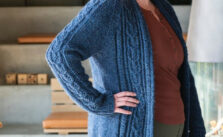Free Raglan Cable Cardigan Knitting Pattern
