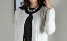 Free Cabled Cardigan Knit Pattern Prestige – Candid Elegance