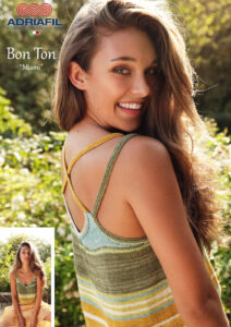 Free Knitting Pattern for a Miami Top For Women