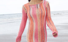 Free Long Sleeve Dress Knitting Pattern for a Summer
