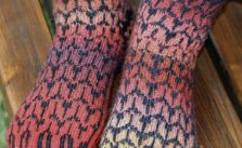 Free Knitting Pattern for Think Big Colorwork Chunky Socks