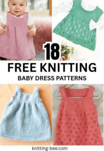 15 free baby dress knitting patterns