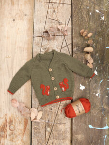 Baby & Toddler DK Cardigan (Round Neck or V-Neck) – Free Knitting Pattern