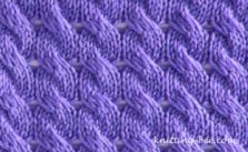 Dropped Stitch Cable Knitting Pattern