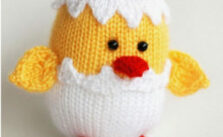 Easter Hatching Chick Free Knitting Pattern for Easter