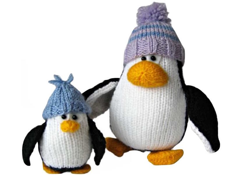 Free Bobble and Bubble Penguin Knit Pattern