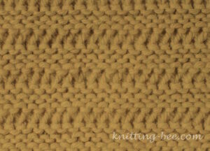 Free Garter Drop Stitch Knitting Stitch