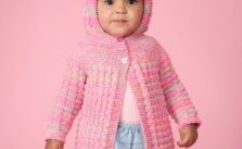 Free Knitting Pattern for a Baby’s Hooded Coat