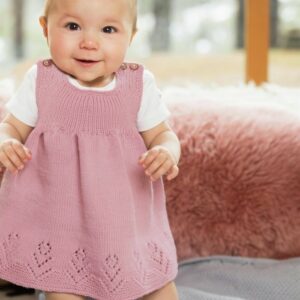Free Knitting Pattern for a Meadowflower Dress and Beanie