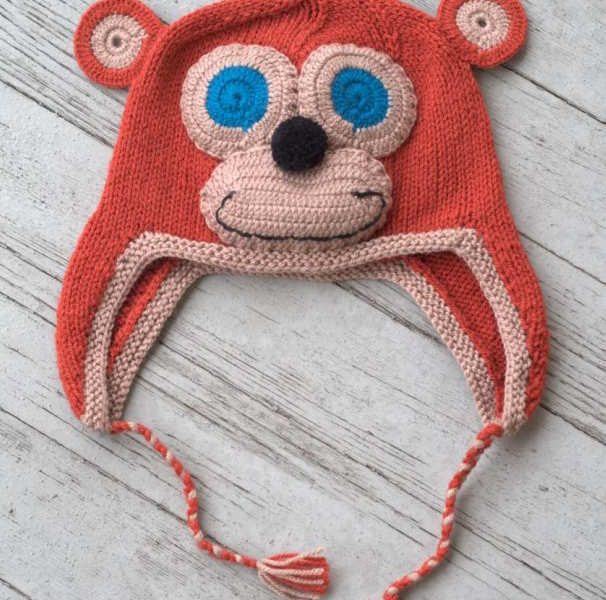 Free Knitting Pattern for a Monkey Hat