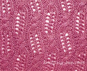Free Knitting Stith for Chinese Lantern