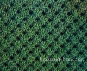 Free Knitting Stith for Knitted Openwork