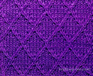 Free Lattice Cable Knitting Stitch