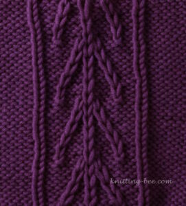 Free Tree of Life Cable Knitting Stitch