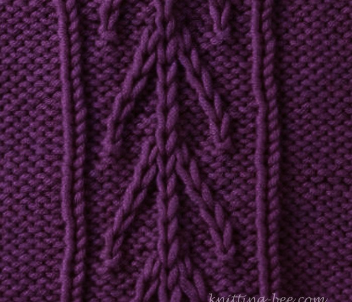 Free Tree of Life Cable Knitting Stitch