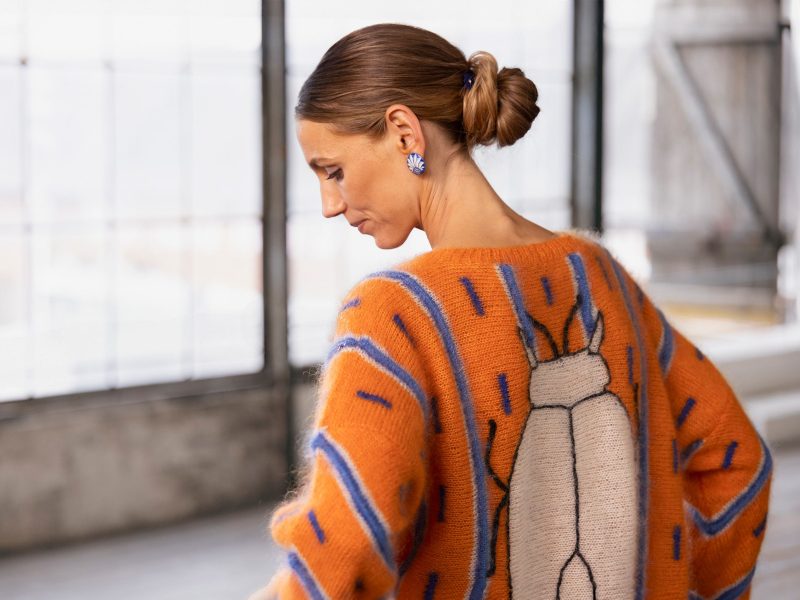 Khepri Ladies Sweater Free Knitting Pattern