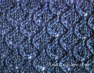Lattice Lace Free Knitting Stitch
