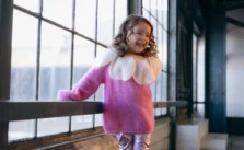 Marguerite Free Children’s Sweater Knitting Pattern