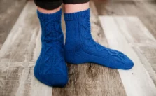 Peter Socks Free Cable Socks Knitting Pattern
