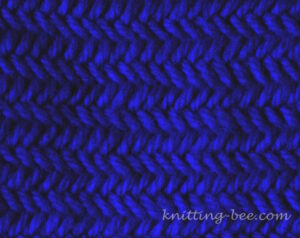 Two Row Herringbone Free Knitting Stitch